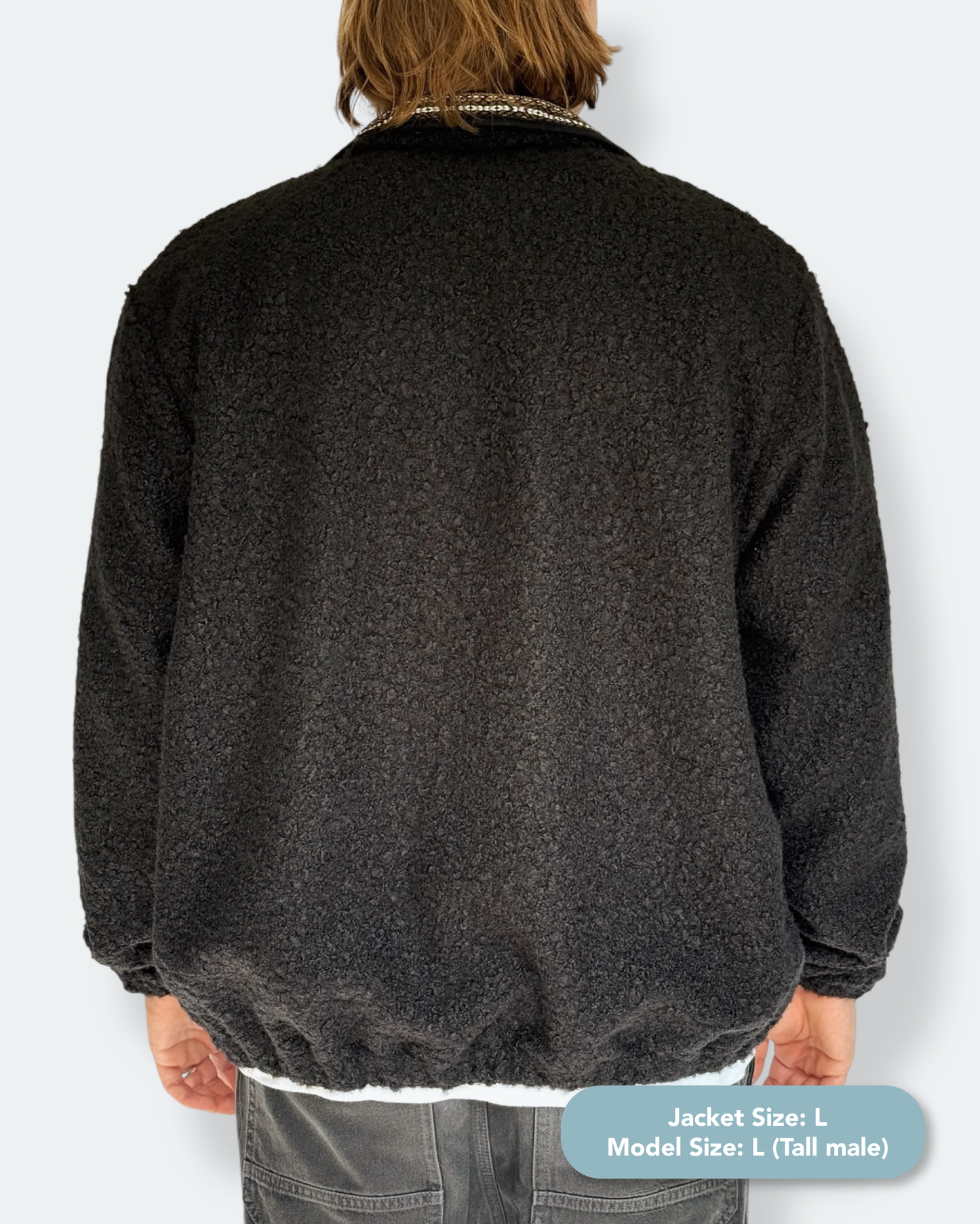 Bomber Jacket - Black Sherpa