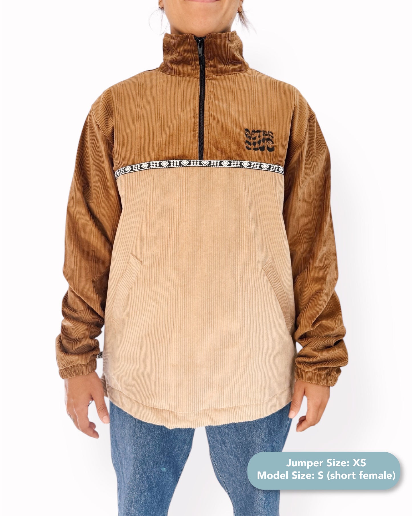 Dawn quarter zip - Burnt