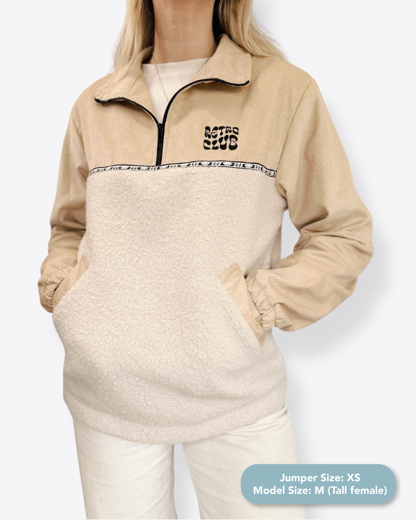 Dawn quarter zip - Butter Sherpa