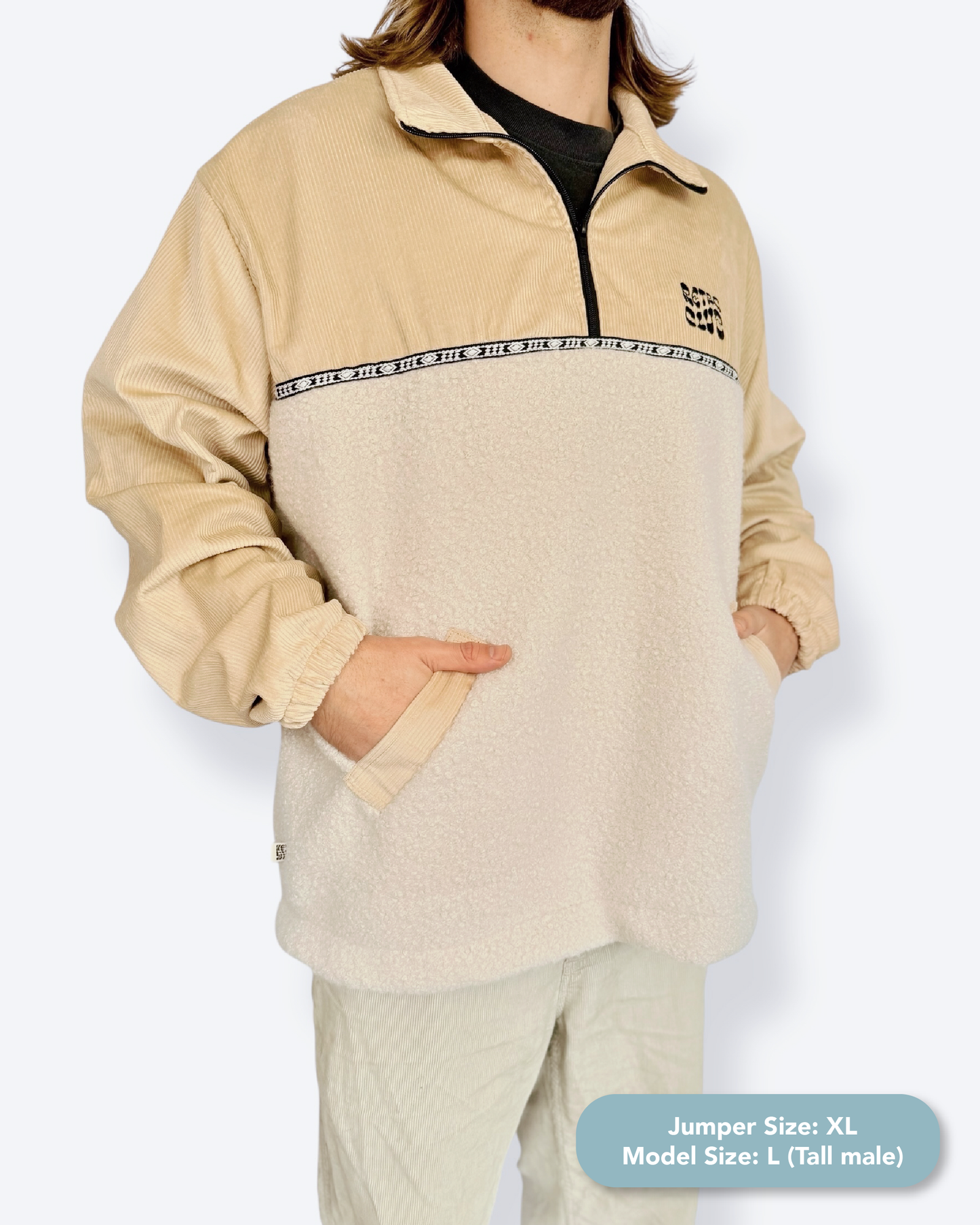 Dawn quarter zip - Butter Sherpa