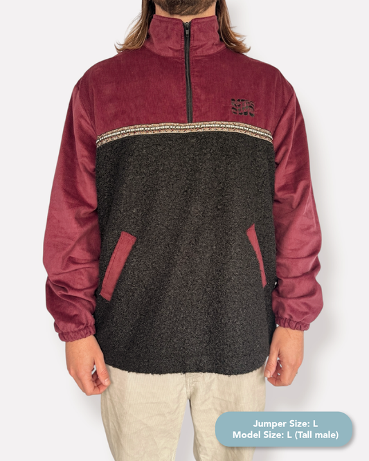 Dawn quarter zip - Black Sherpa