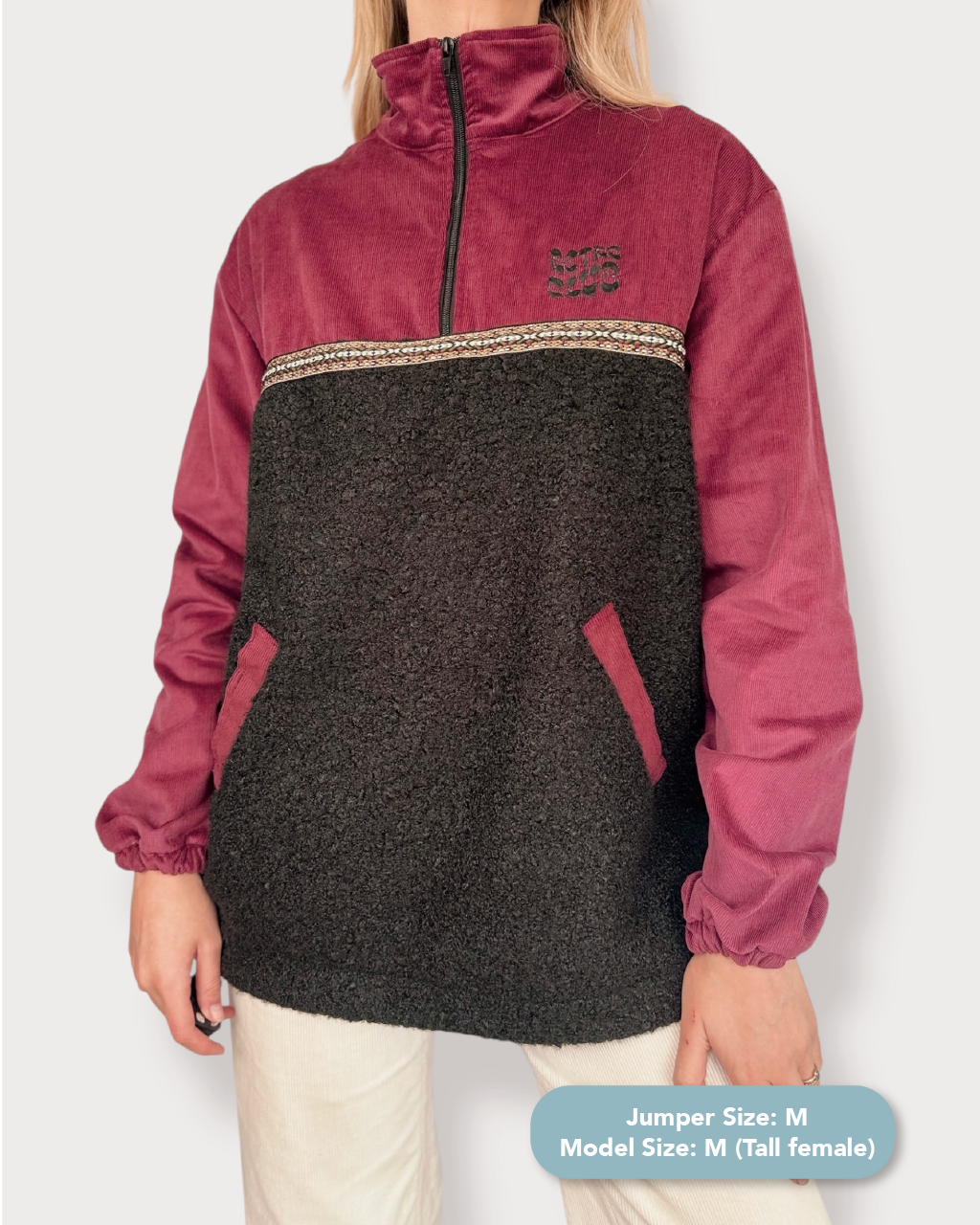 Dawn quarter zip - Black Sherpa