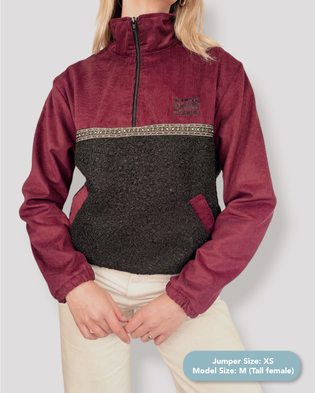 Dawn quarter zip - Black Sherpa