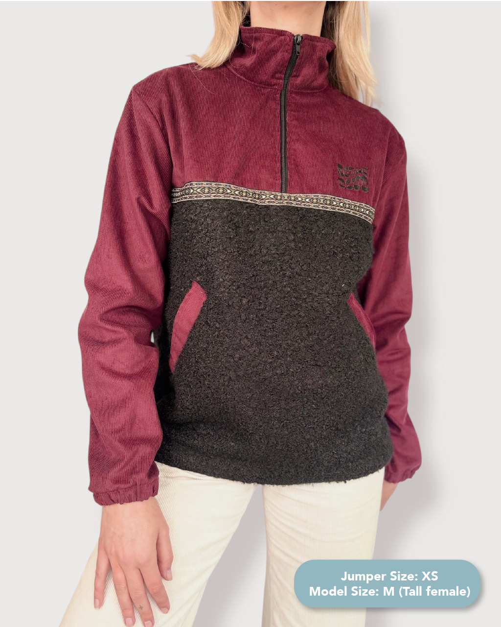 Dawn quarter zip - Black Sherpa