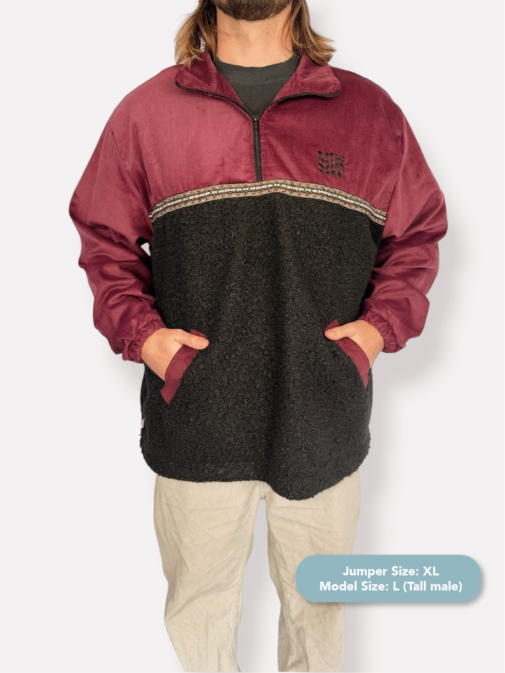 Dawn quarter zip - Black Sherpa