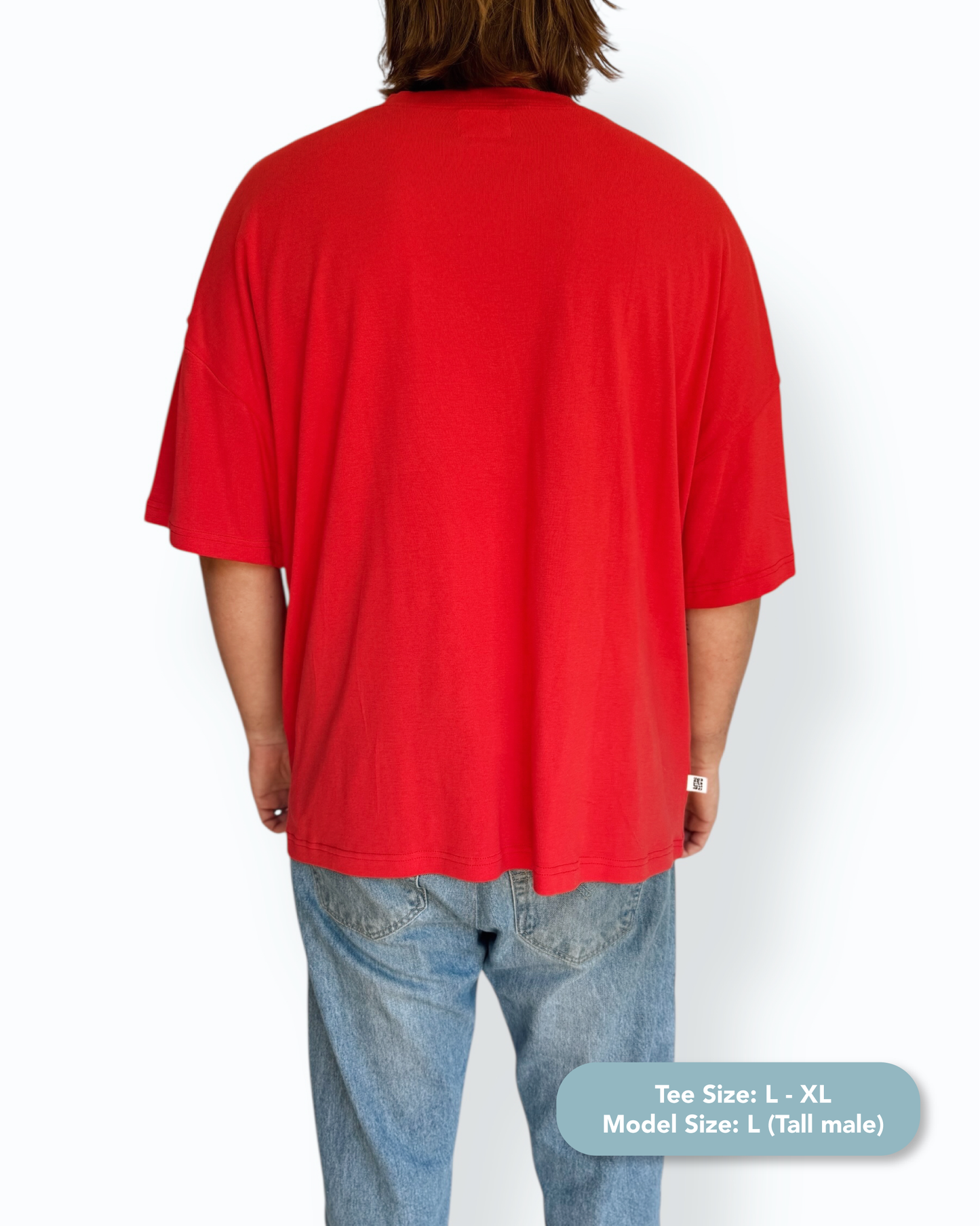 "Laid Back" Unisex Short Tee (Red)
