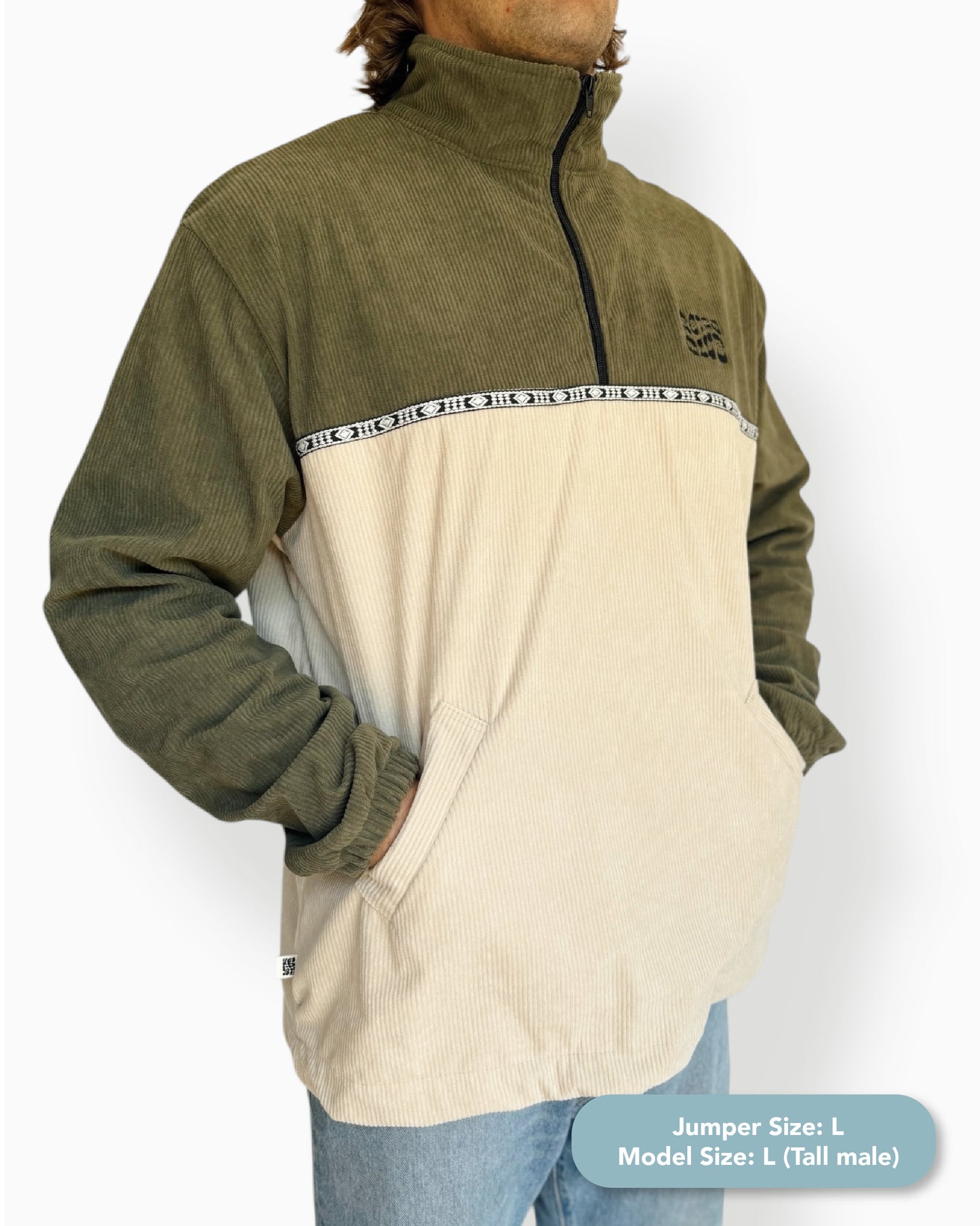Dawn quarter zip - Olive
