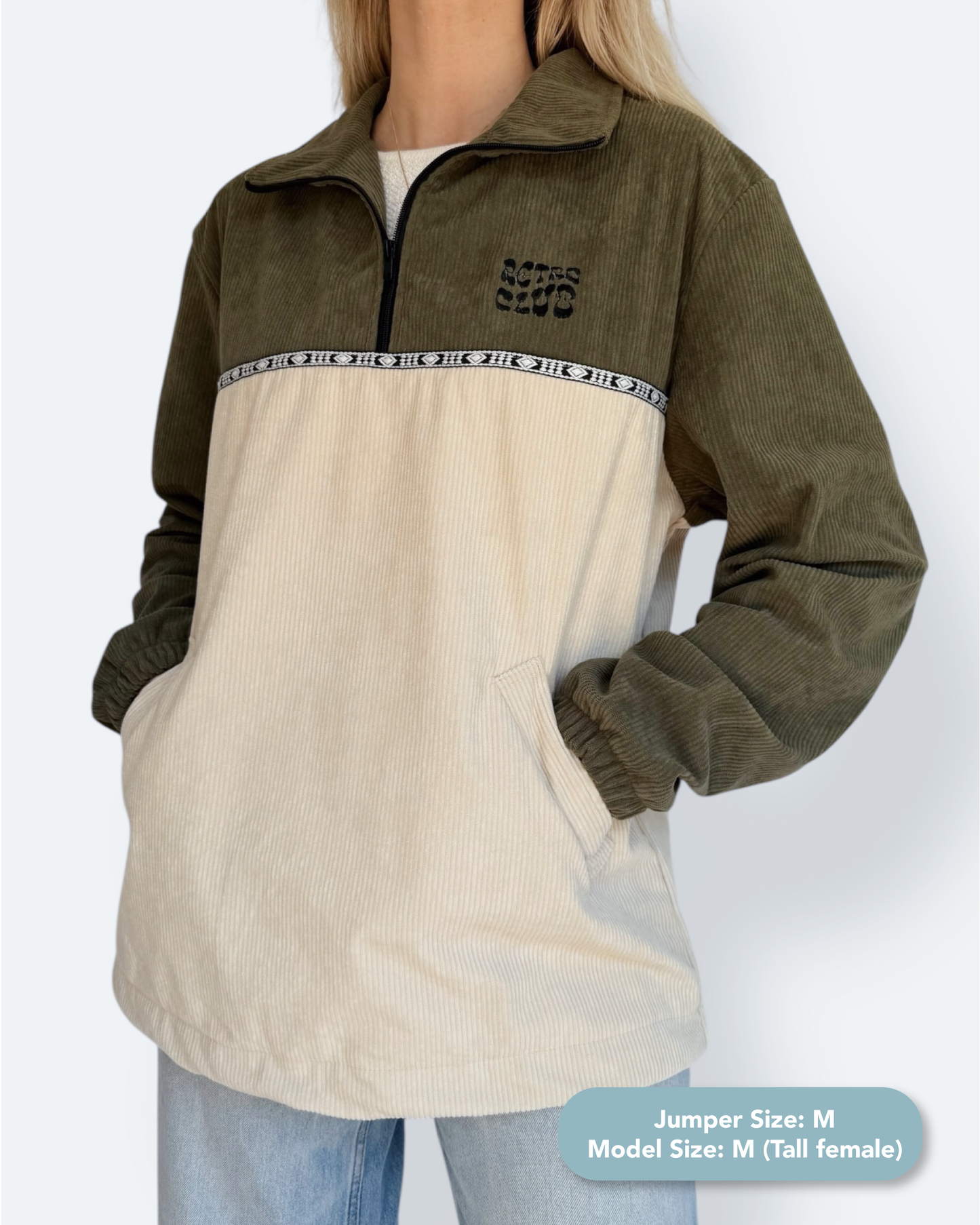 Dawn quarter zip - Olive