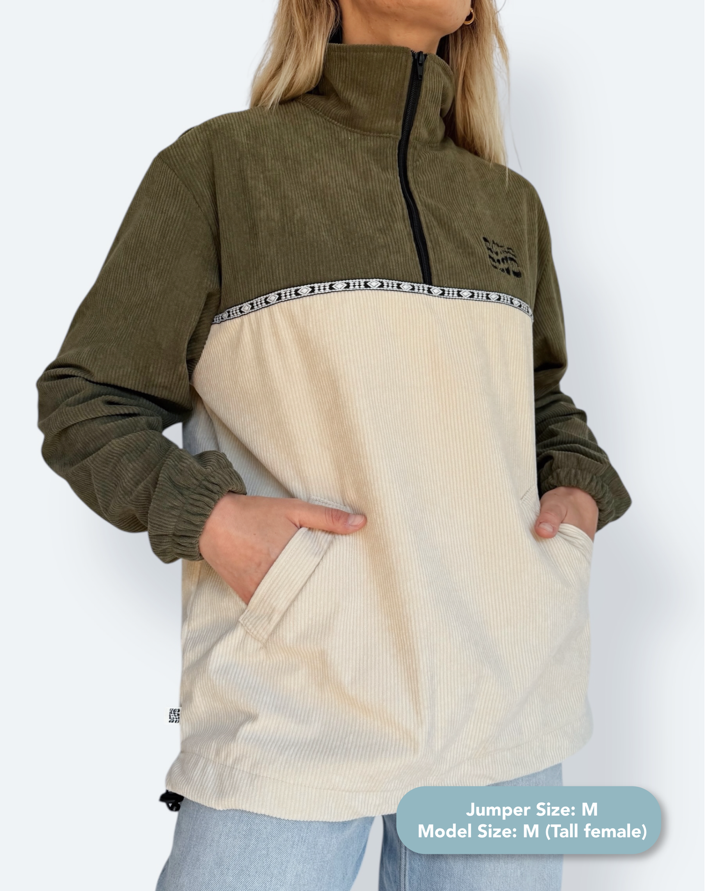Dawn quarter zip - Olive