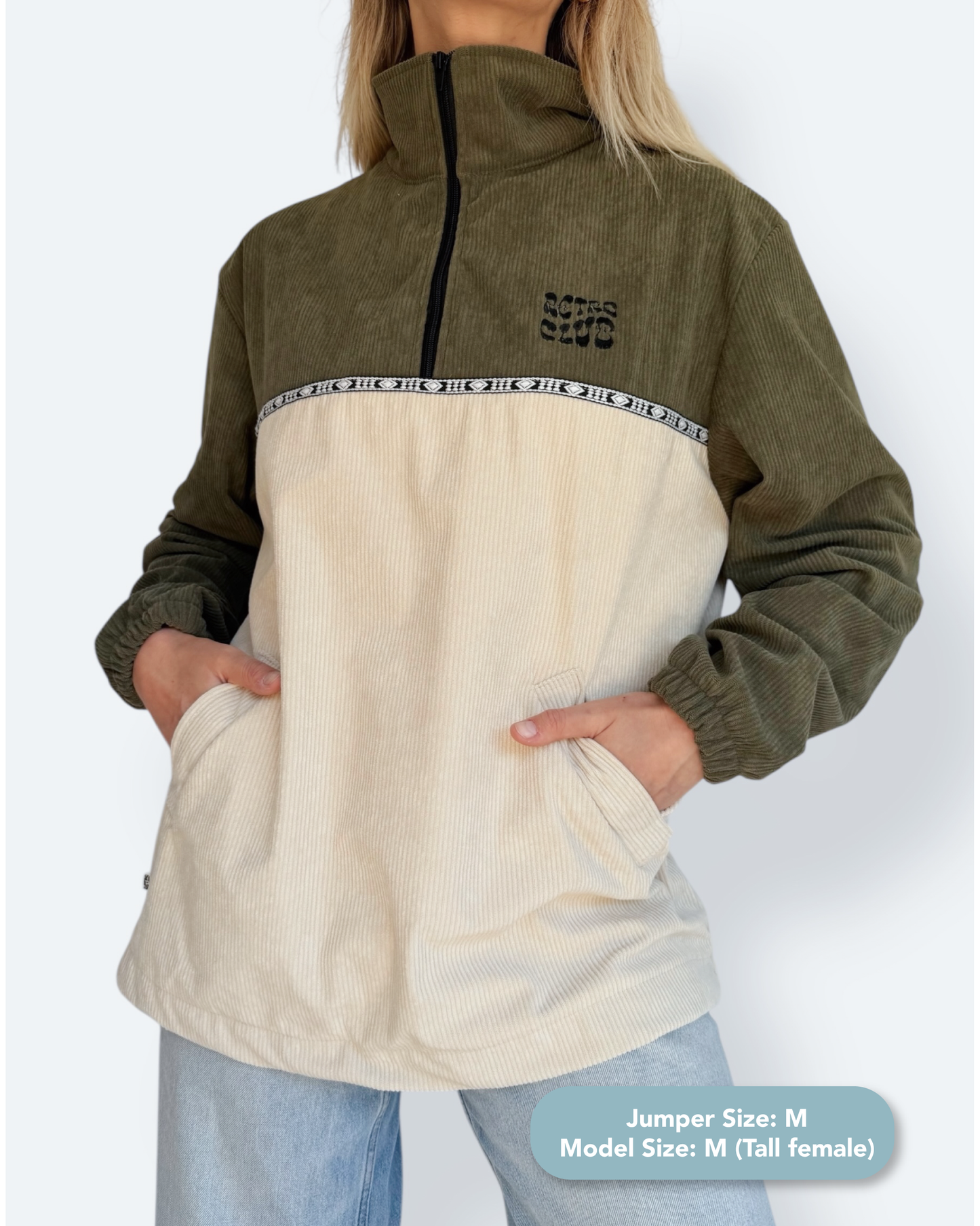 Dawn quarter zip - Olive