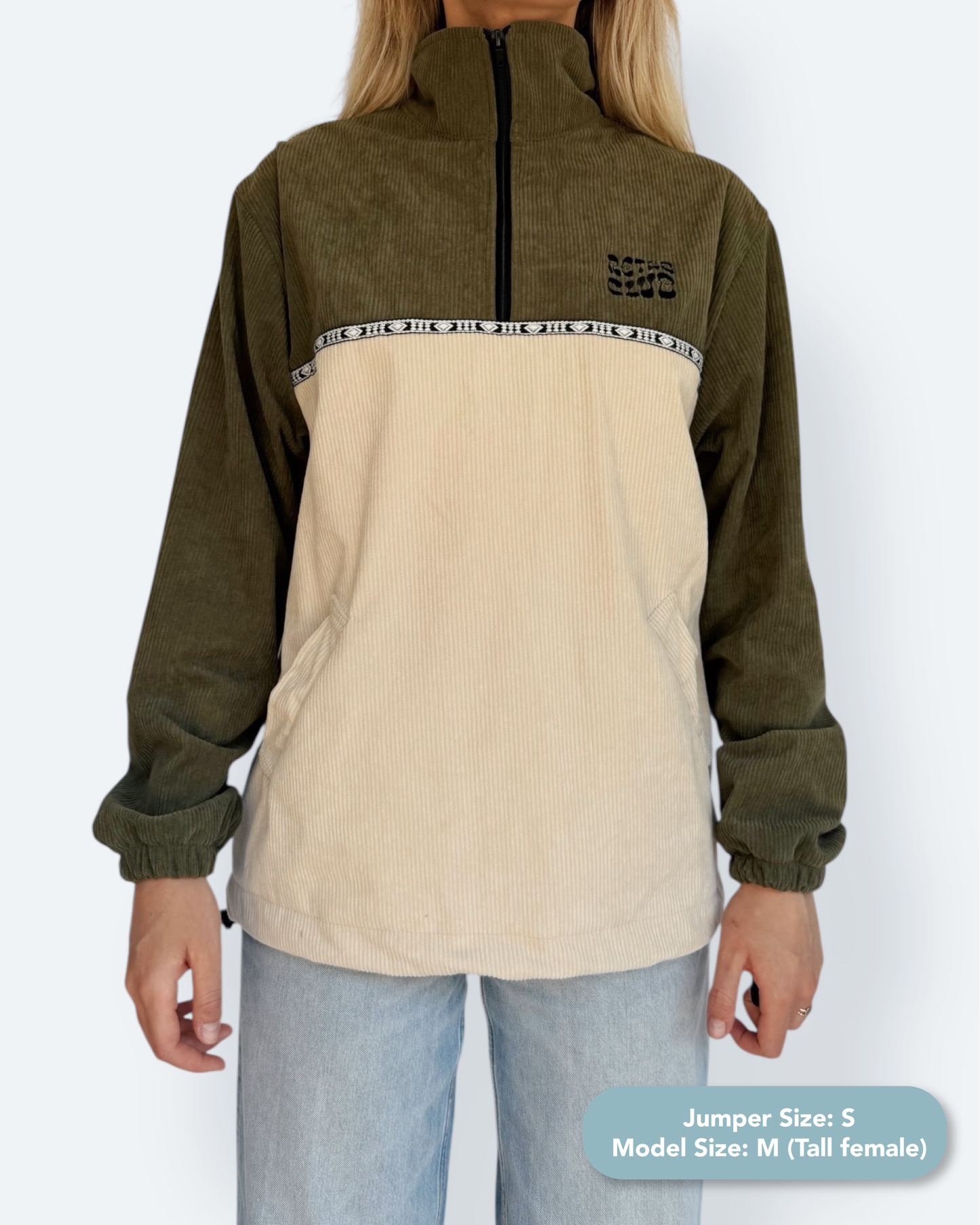 Dawn quarter zip - Olive