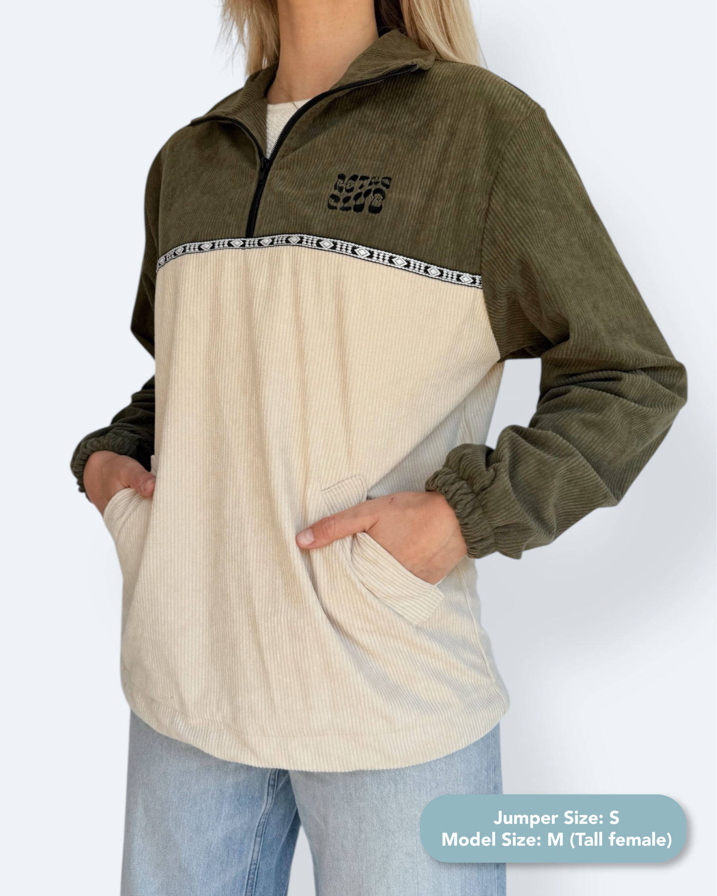 Dawn quarter zip - Olive