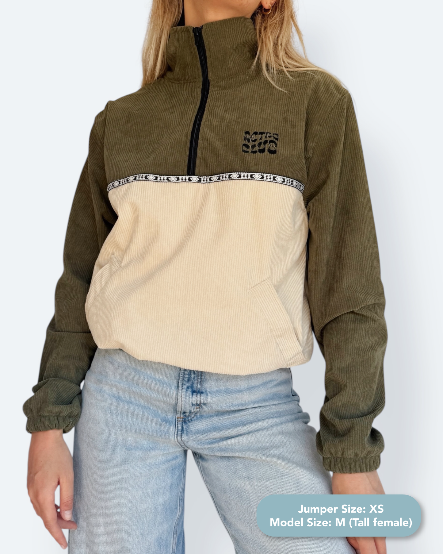 Dawn quarter zip - Olive