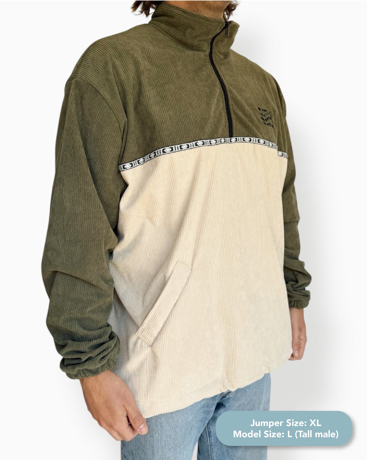 Dawn quarter zip - Olive