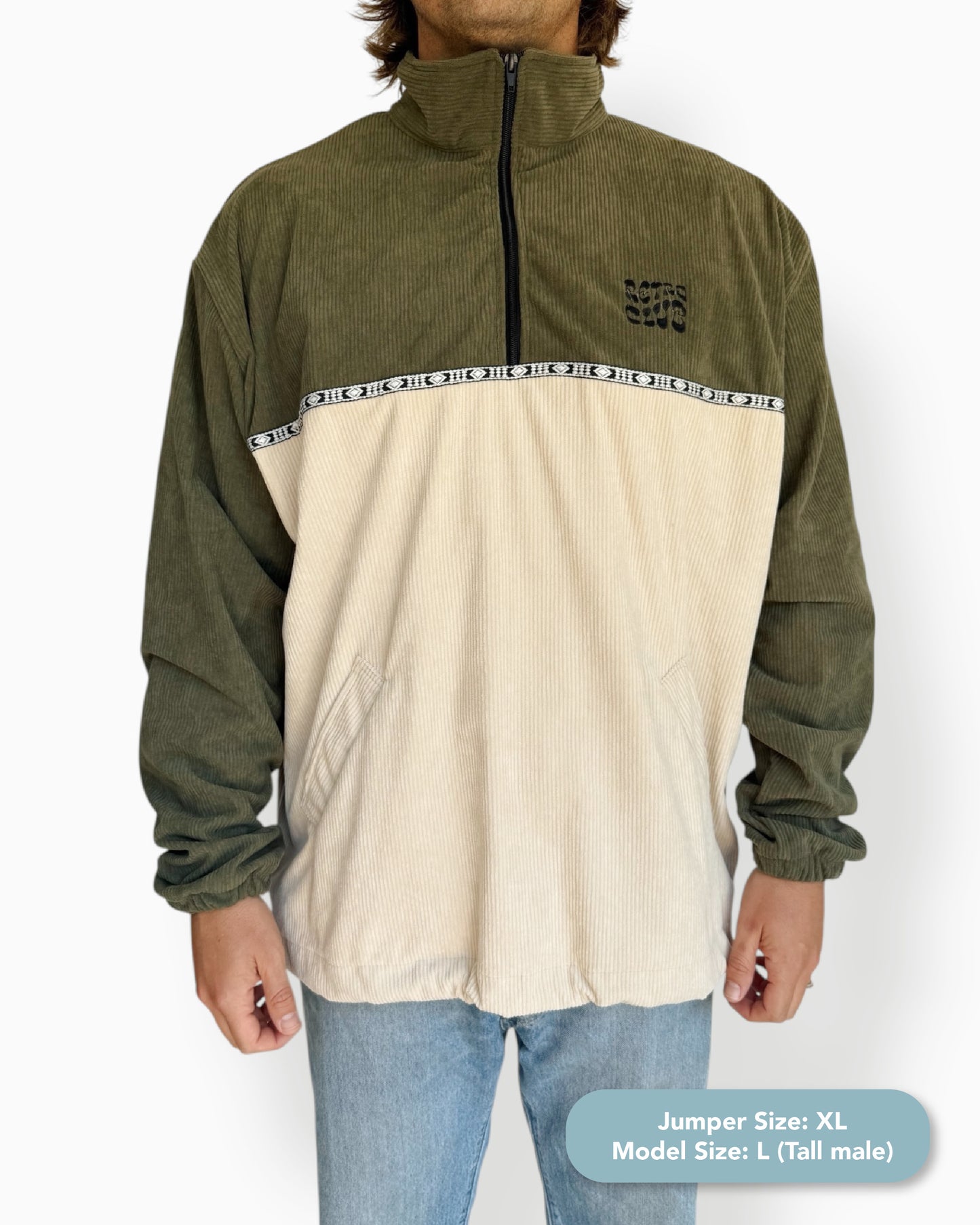 Dawn quarter zip - Olive