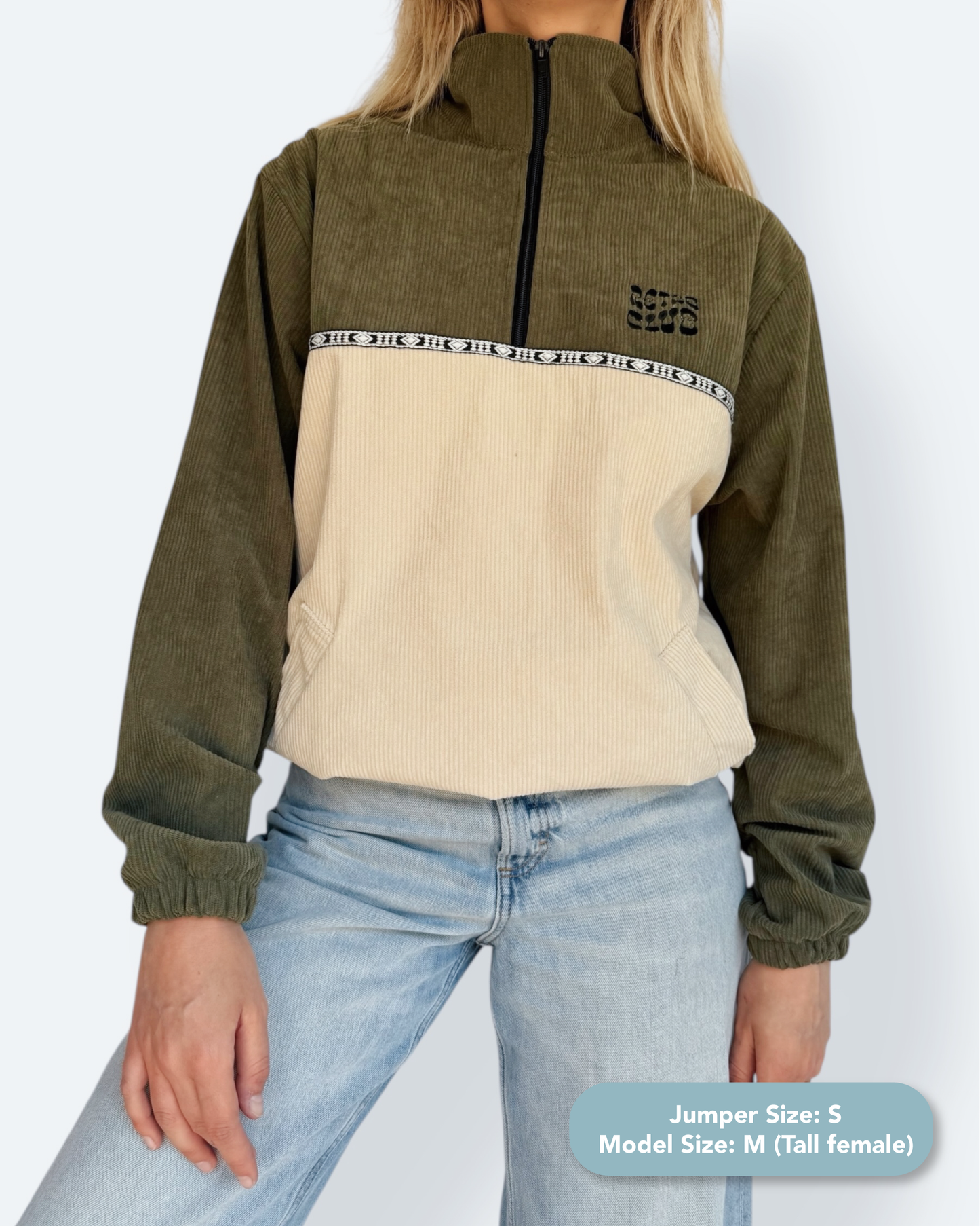 Dawn quarter zip - Olive