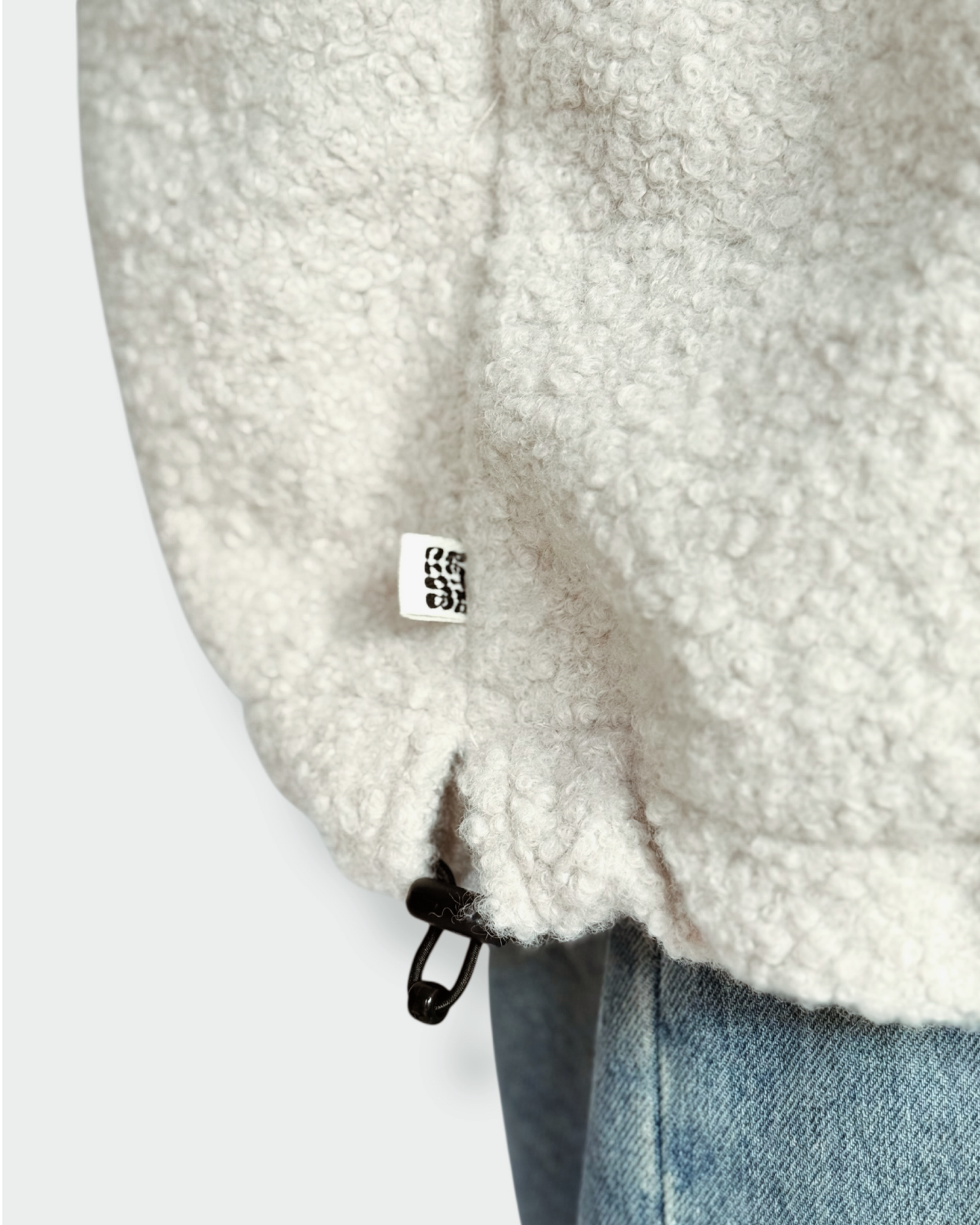 Summit Quarter Zip - Cream Sherpa