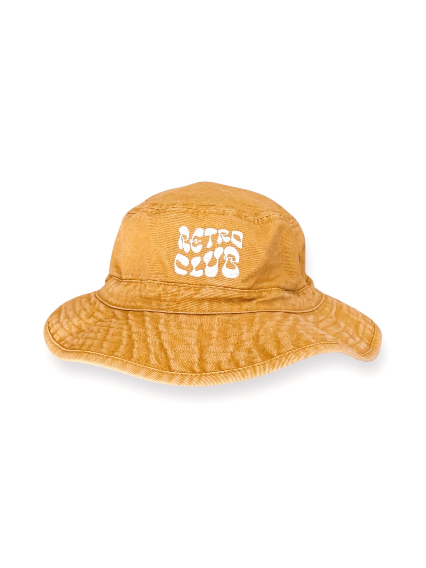 Retro Club Fisherman Hat - Mustard