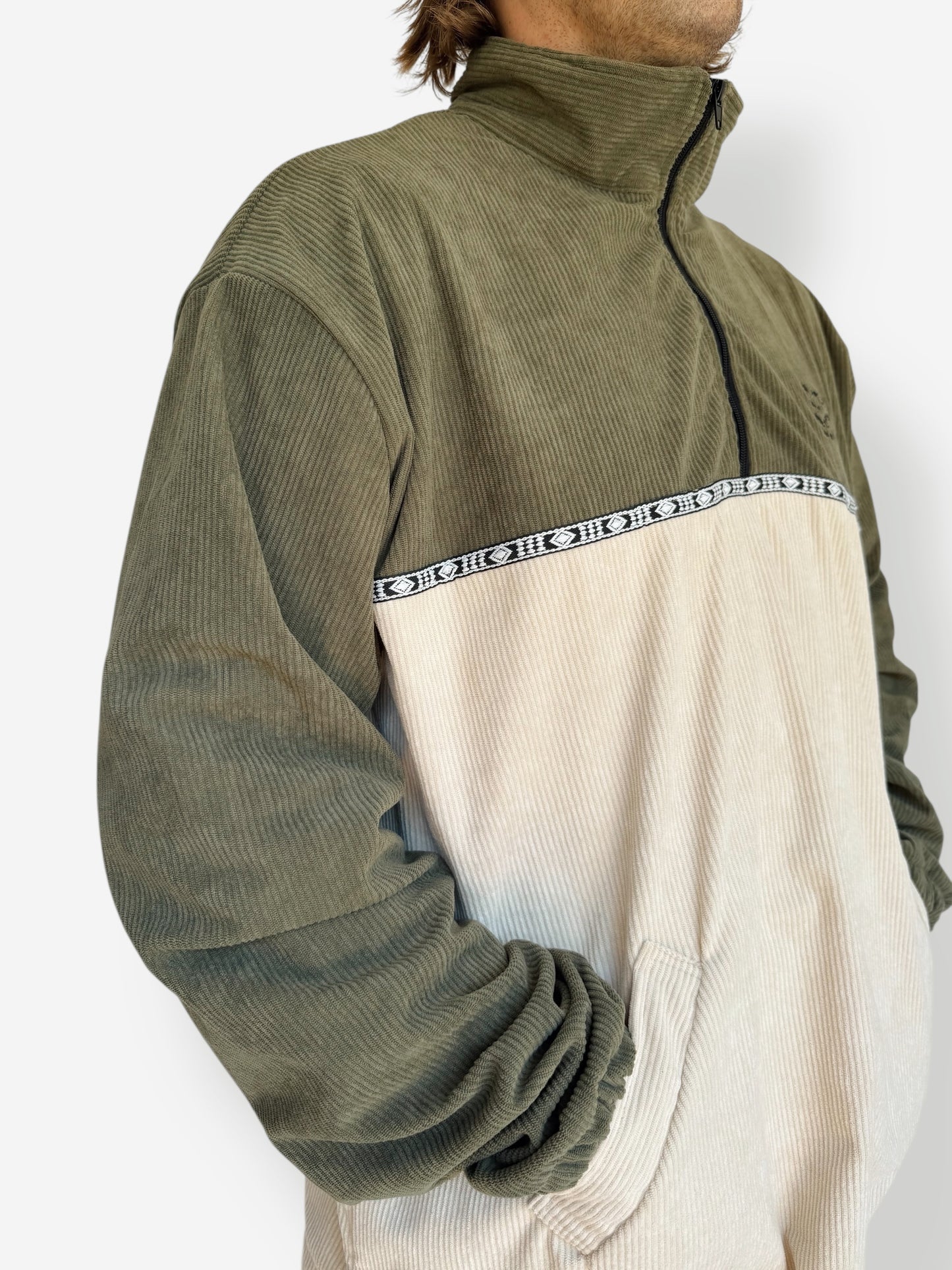 Dawn quarter zip - Olive