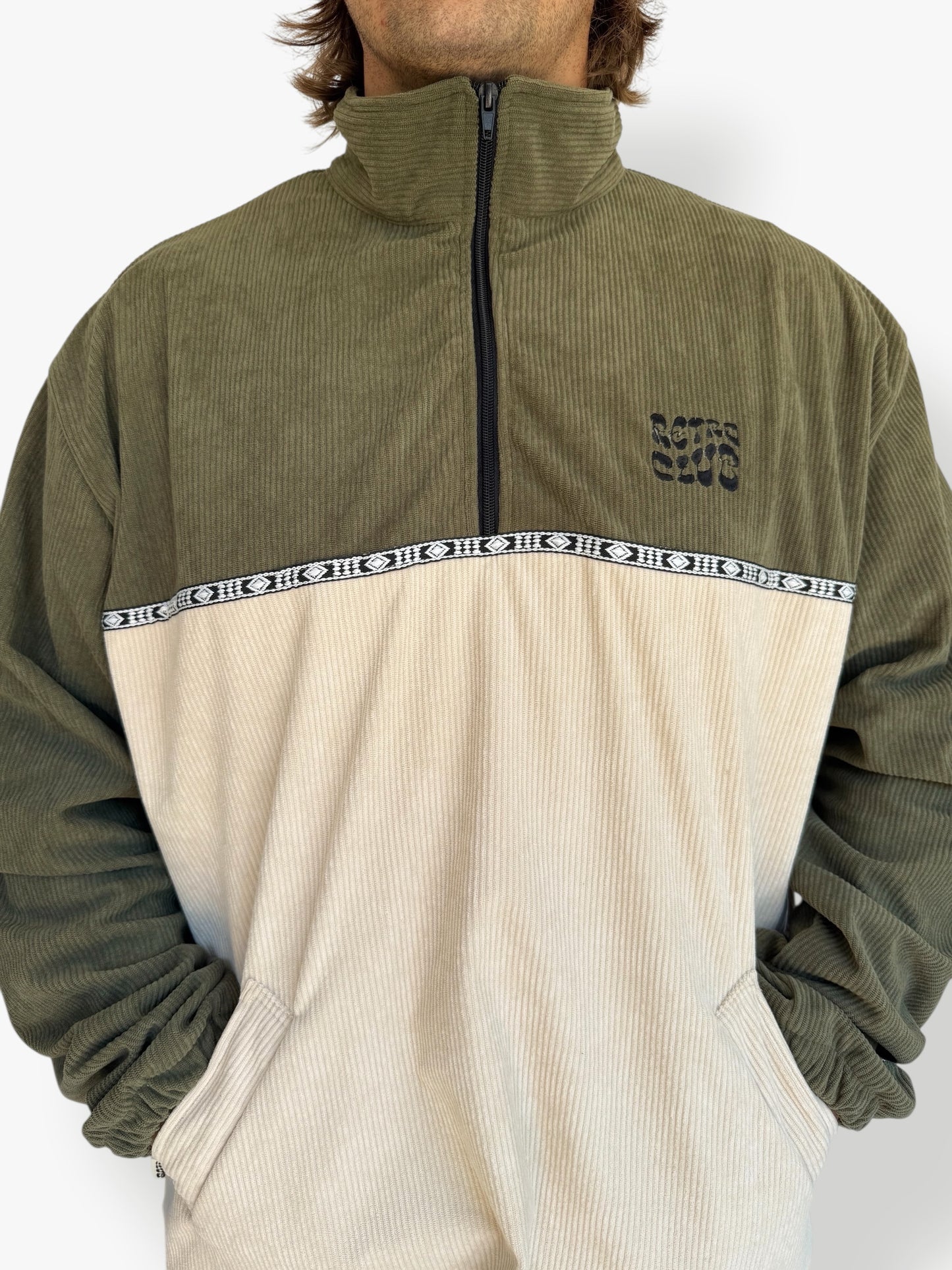 Dawn quarter zip - Olive
