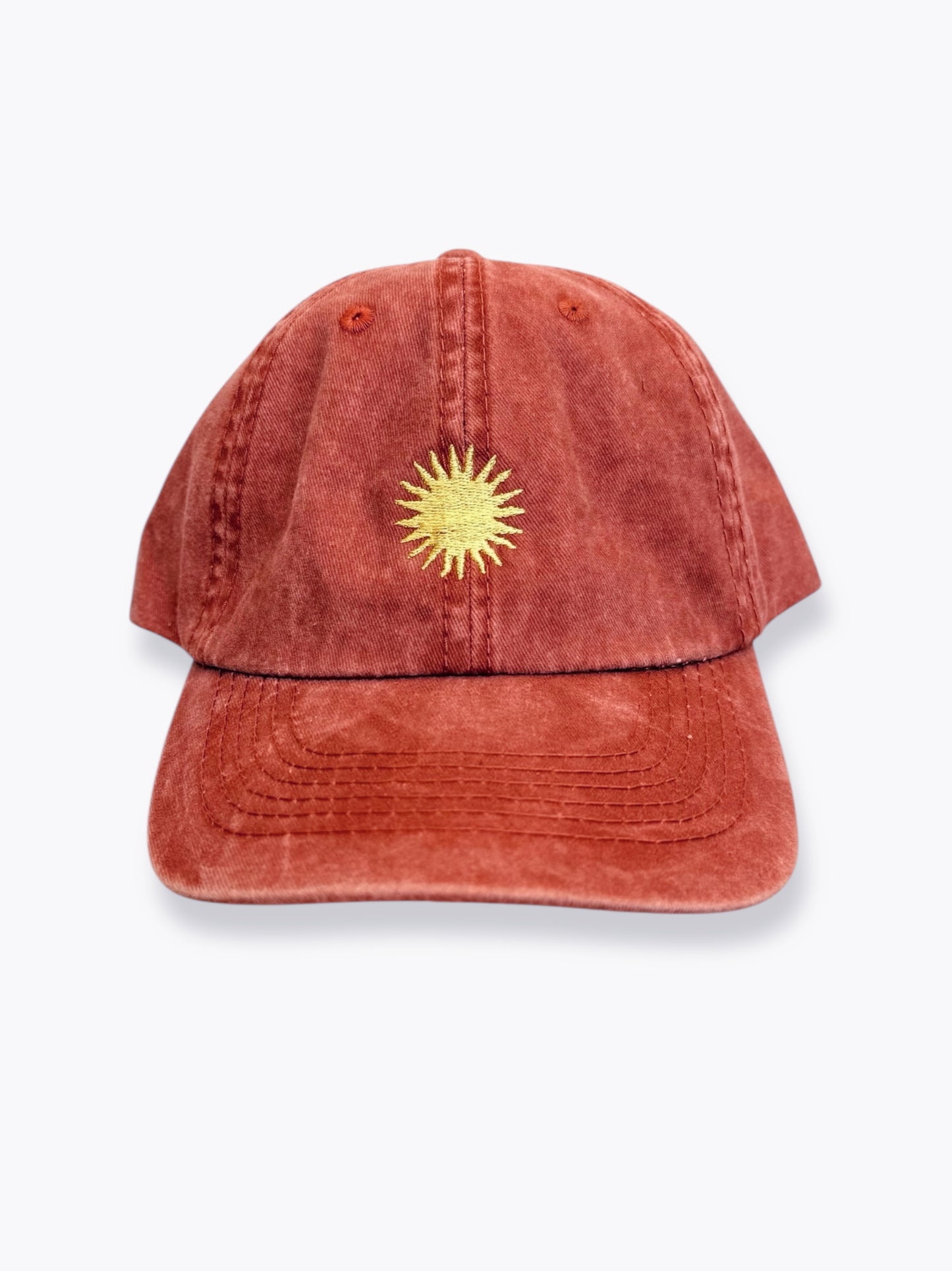 "Laid Back Since Way Back" - Washed Cotton Cap (Rust)