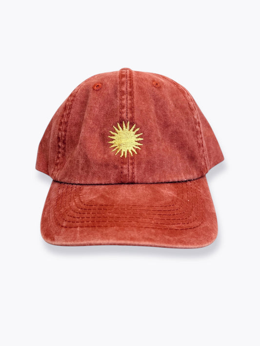 "Laid Back Since Way Back" - Washed Cotton Cap (Rust)