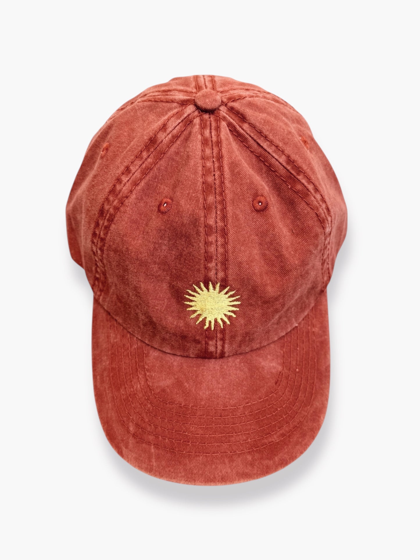 "Laid Back Since Way Back" - Washed Cotton Cap (Rust)