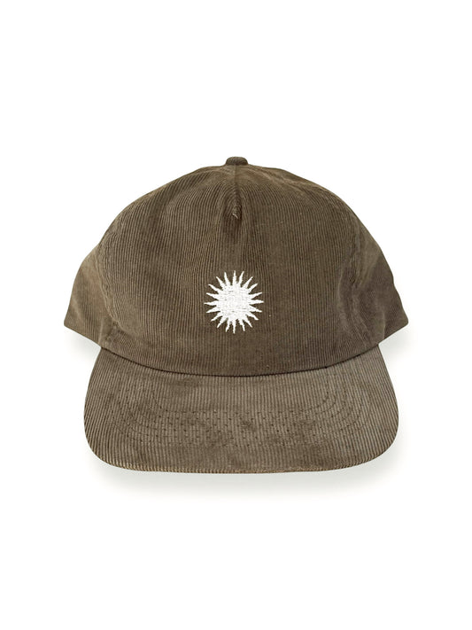 "Laid Back Since Way Back" Corduroy Cap (Khaki)