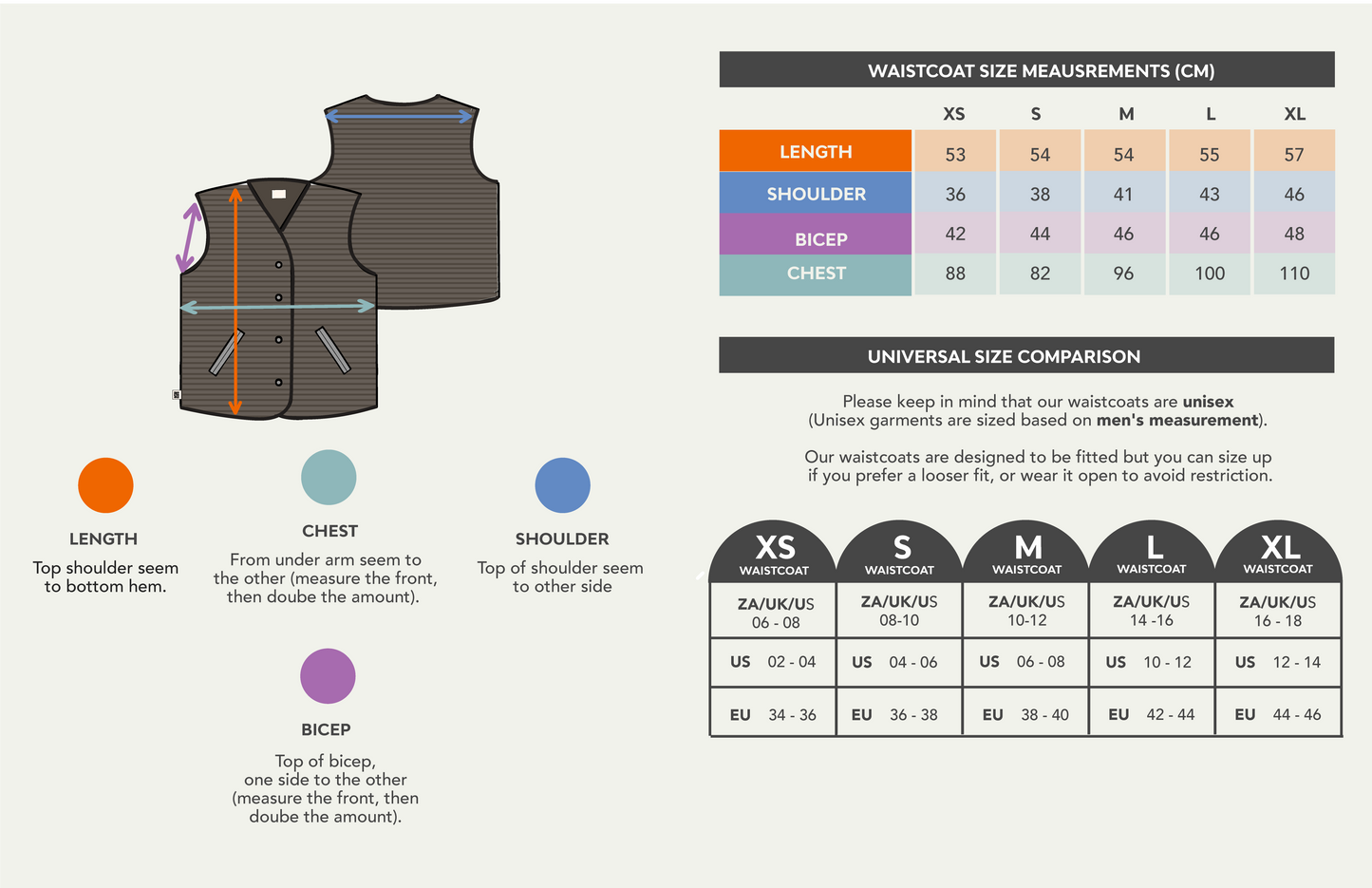 Dark Brown Corduroy Winter Gilet Waistcoat (Sherpa Lining)