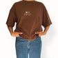Unisex "Sunset" Short Tee (Brown)