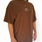 Unisex "Sunset" Short Tee (Brown)
