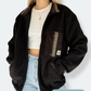 Bomber Jacket - Black Sherpa