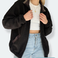 Bomber Jacket - Black Sherpa