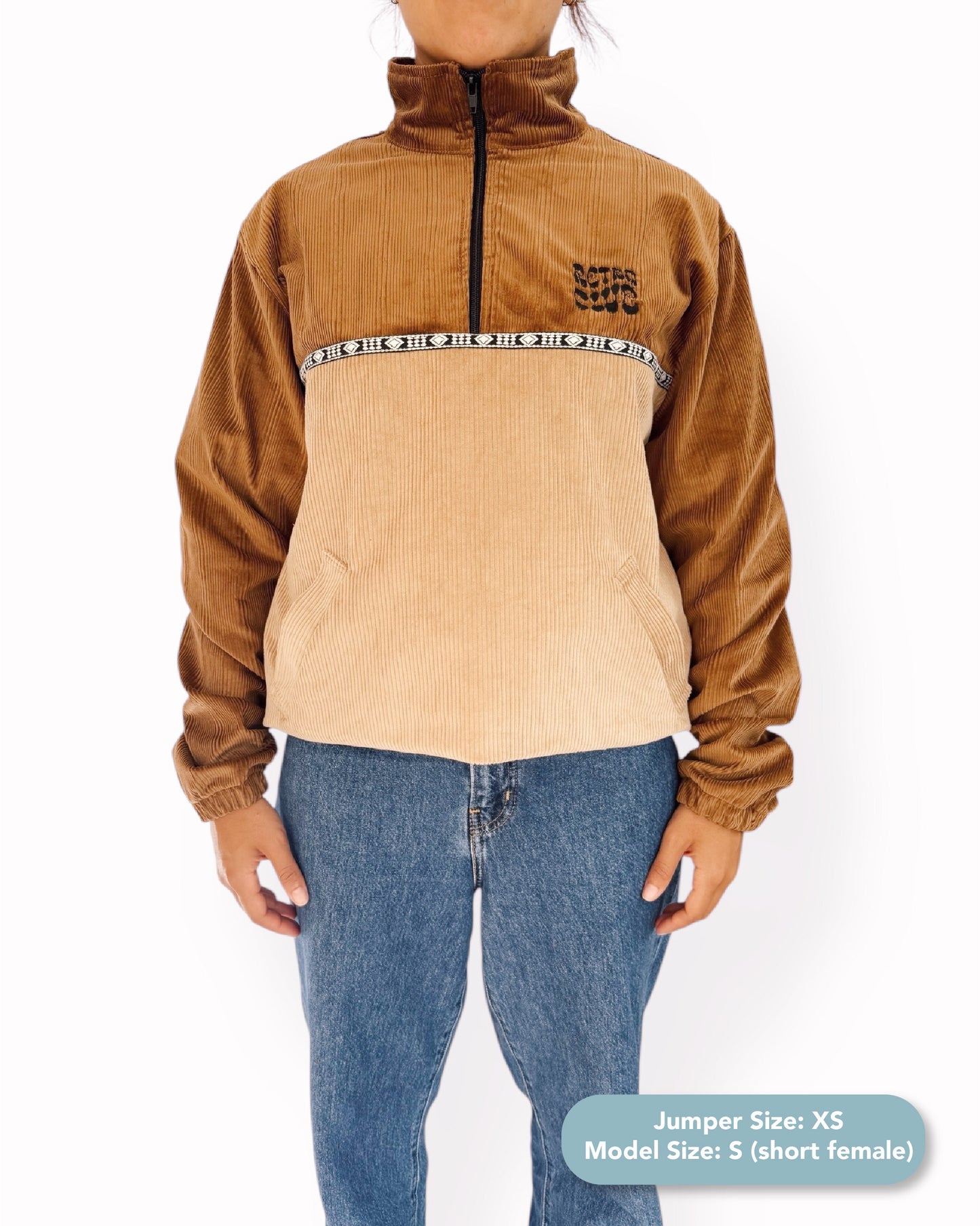 Dawn quarter zip - Burnt