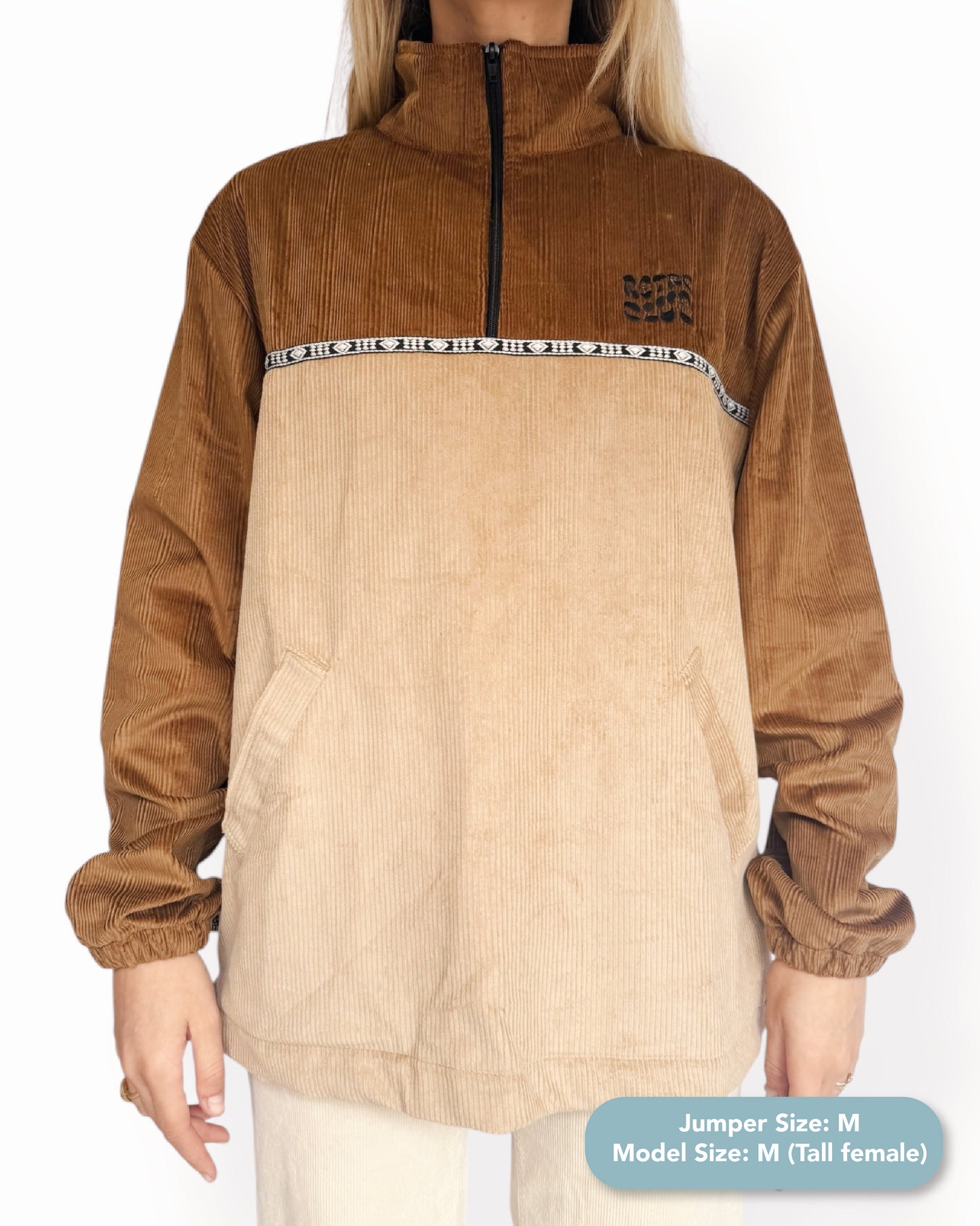 Dawn quarter zip - Burnt