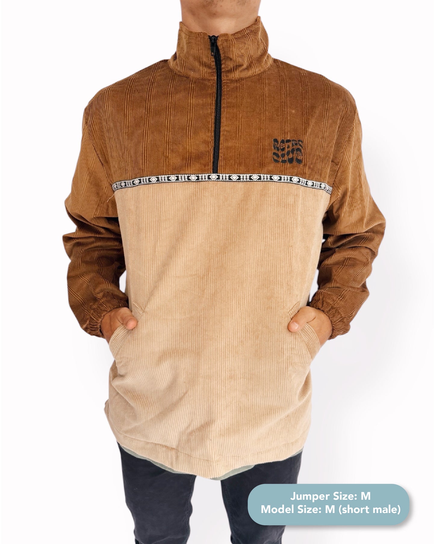 Dawn quarter zip - Burnt