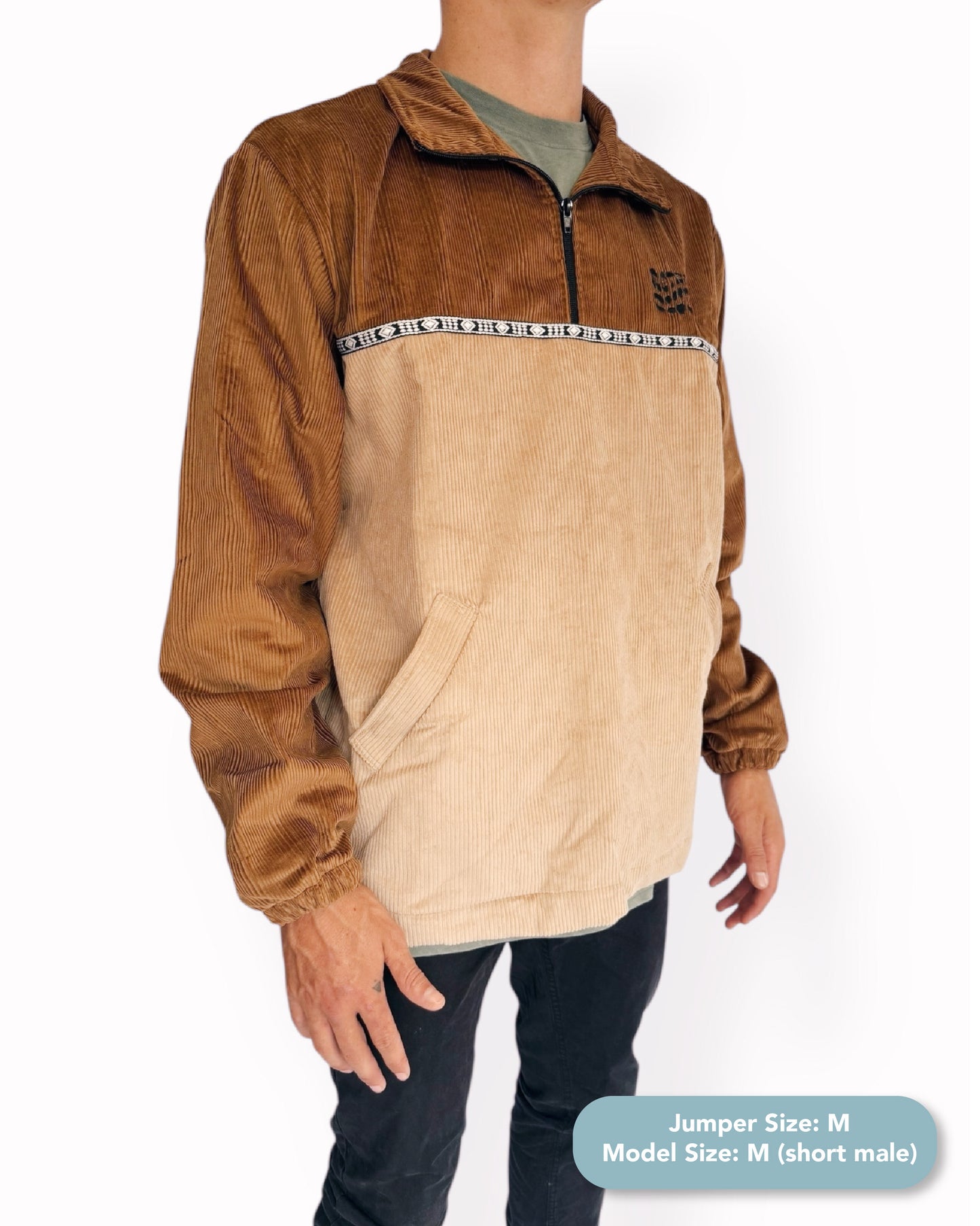 Dawn quarter zip - Burnt