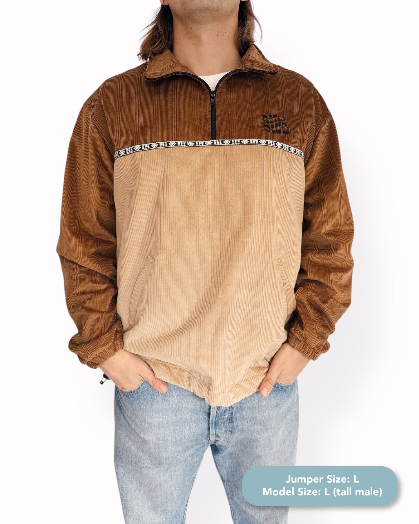 Dawn quarter zip - Burnt