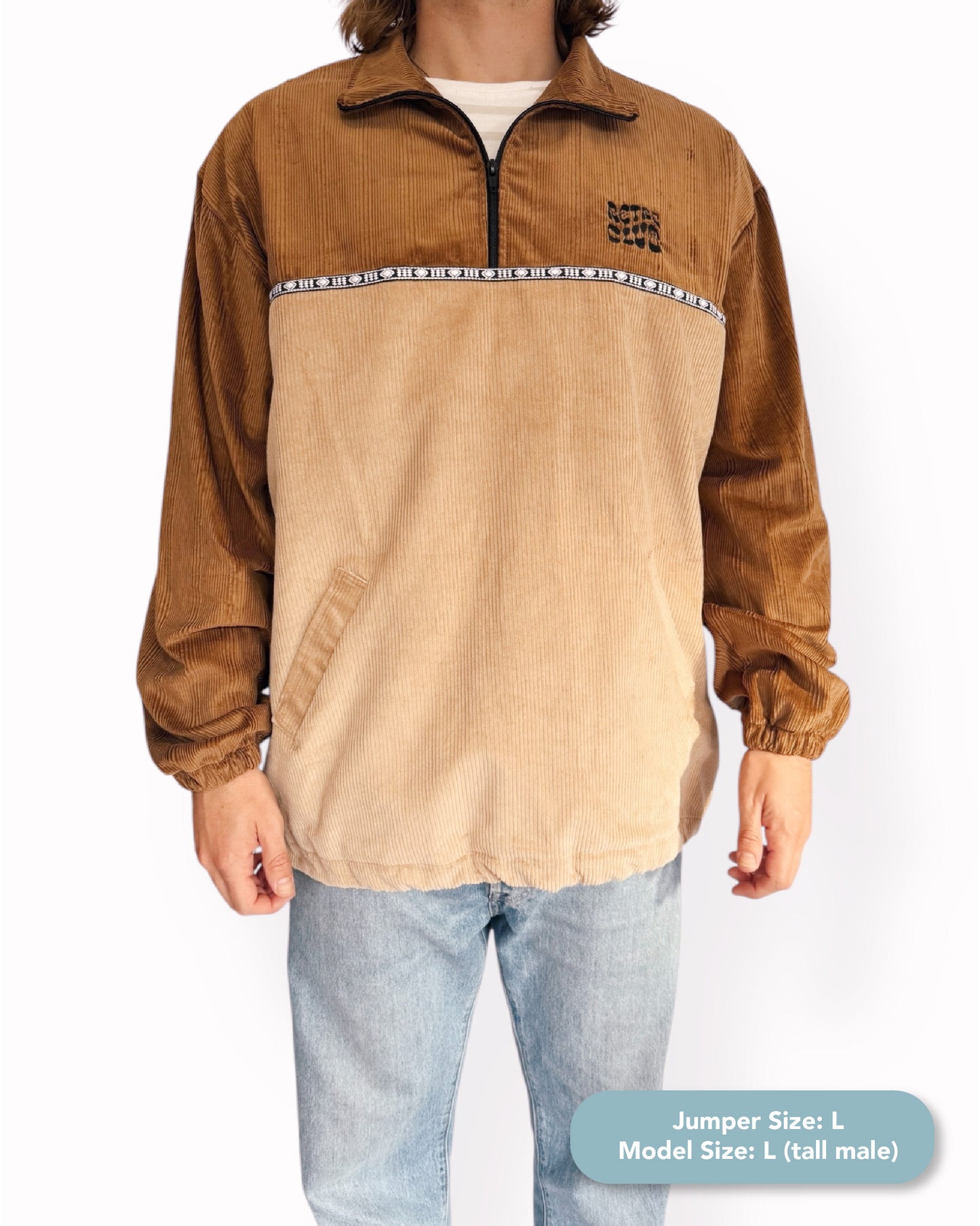 Dawn quarter zip - Burnt