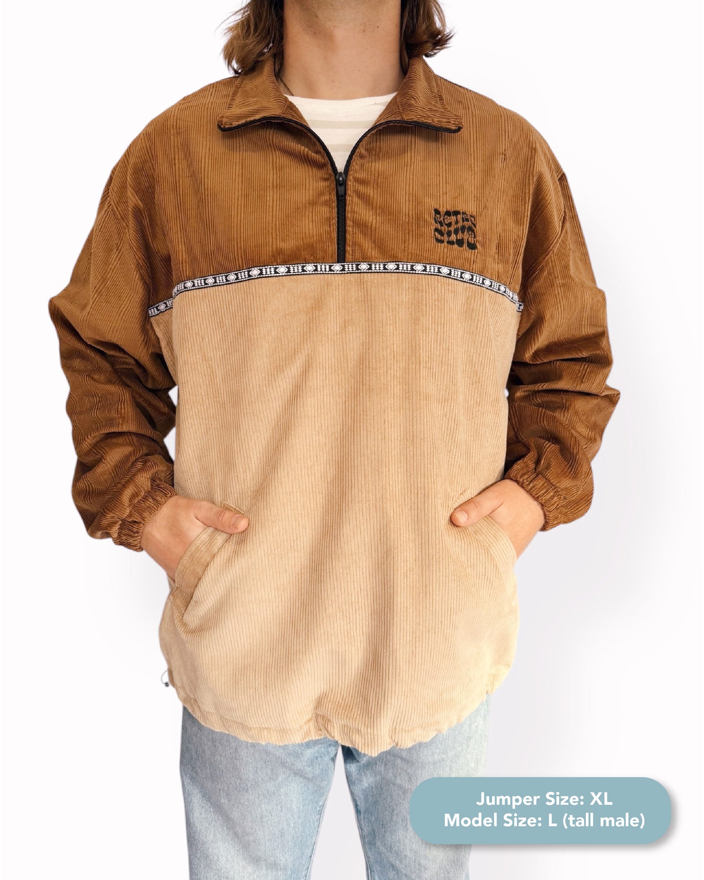 Dawn quarter zip - Burnt