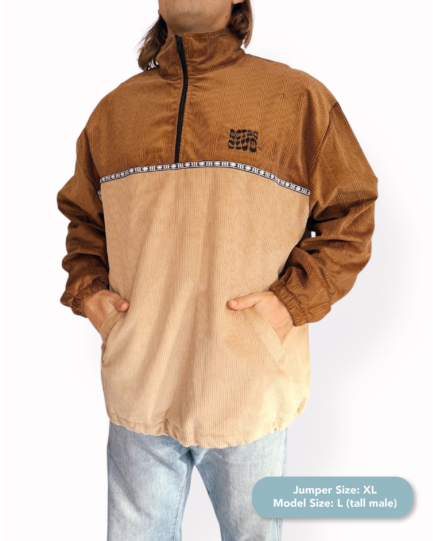Dawn quarter zip - Burnt