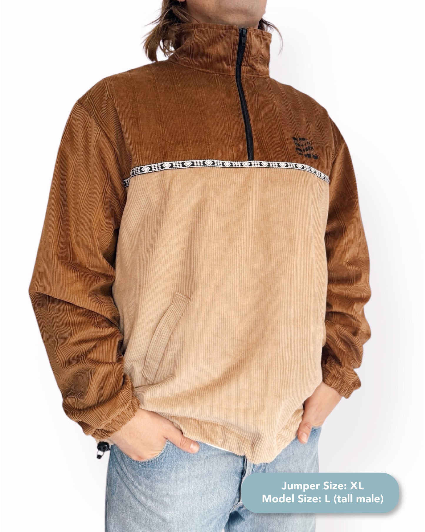 Dawn quarter zip - Burnt