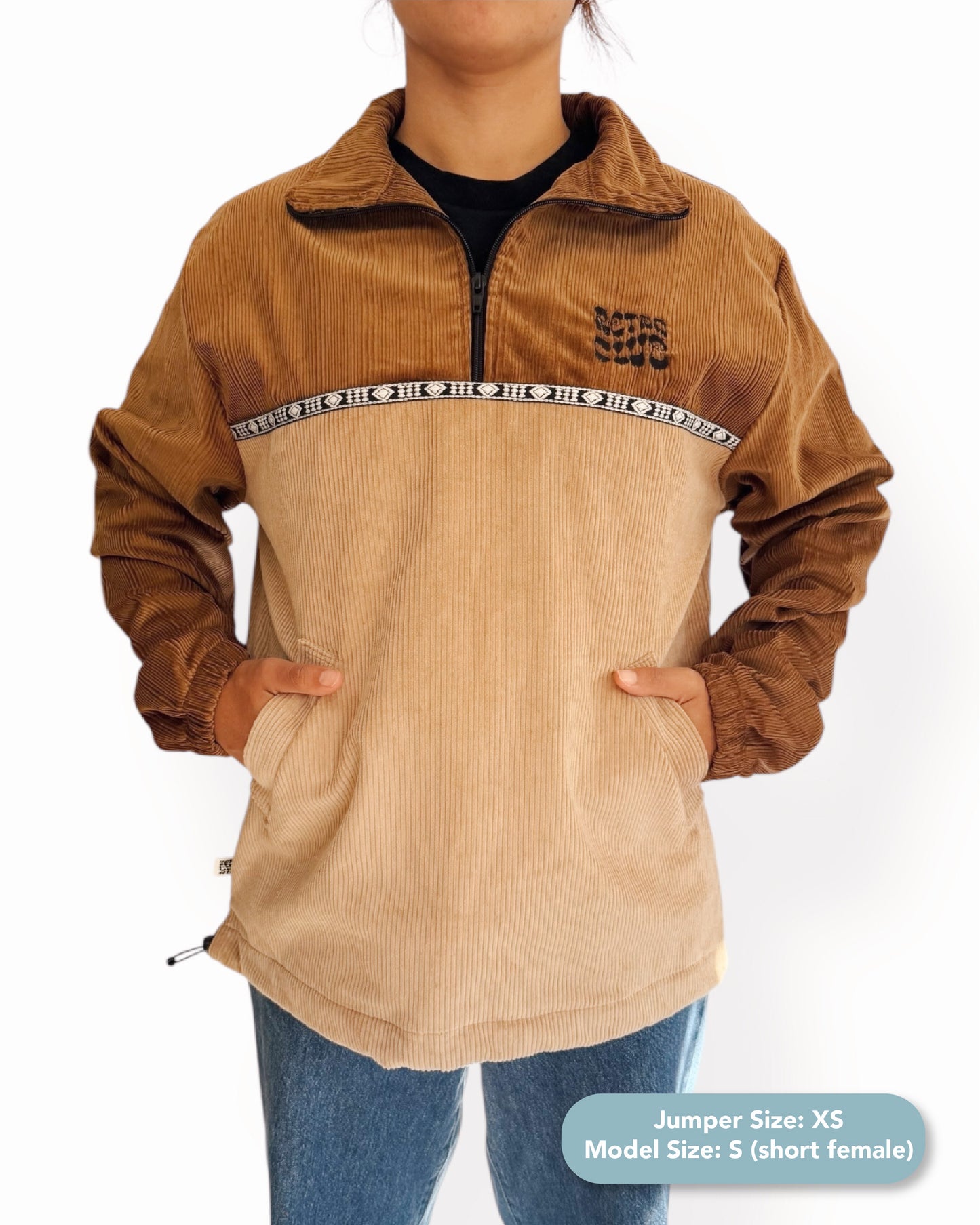 Dawn quarter zip - Burnt
