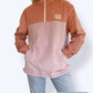 Dawn quarter zip - Coral Corduroy