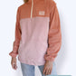 Dawn quarter zip - Coral Corduroy
