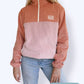 Dawn quarter zip - Coral Corduroy