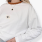 Unisex Classic White Long Sleeve (Burnt Collar)