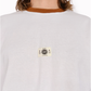 Unisex Classic White Long Sleeve (Burnt Collar)