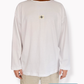 Unisex Classic White Long Sleeve (Burnt Collar)