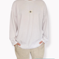 Unisex Classic White Long Sleeve (Burnt Collar)